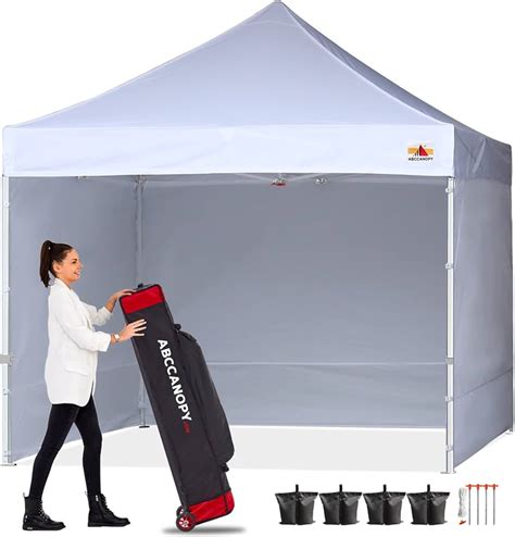 COOSHADE Durable Easy Pop Up Canopy Tent 10x10Ft Dull Black 公式オンライン