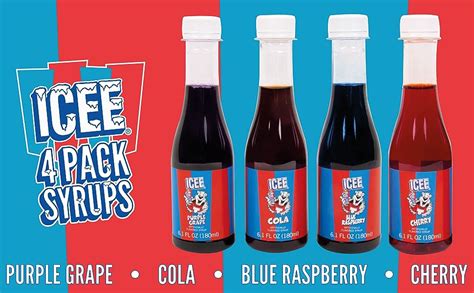 Amazon Icee Pack Slushie Syrups Genuine Icee Slushy Syrups