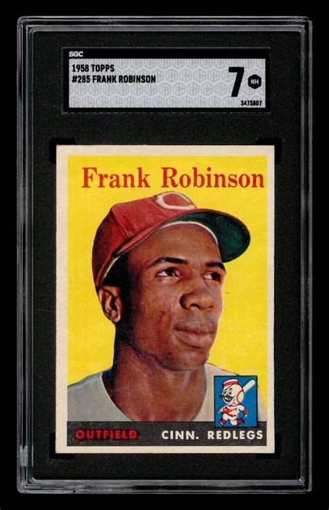 Topps Set Break Frank Robinson Sgc Nm Ebay