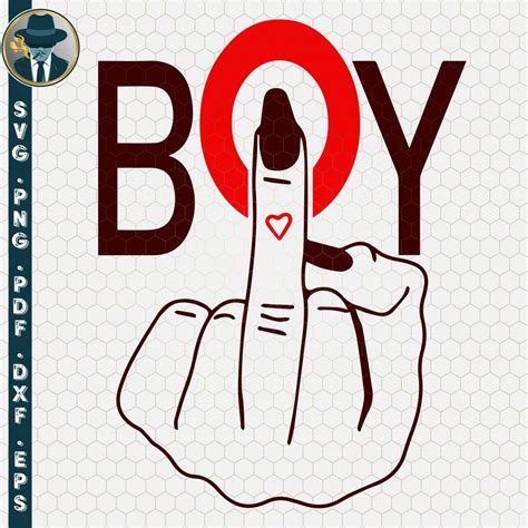Boy Svg Middle Finger Svg Fuck You Svg Girl Power Svg Birthday Svg Funny Svg Finger