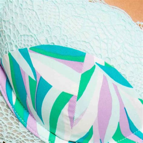 Soutien gorge ampliforme coque moulée turquoise Anouk bleu Morgan Lingerie Lemon Curve