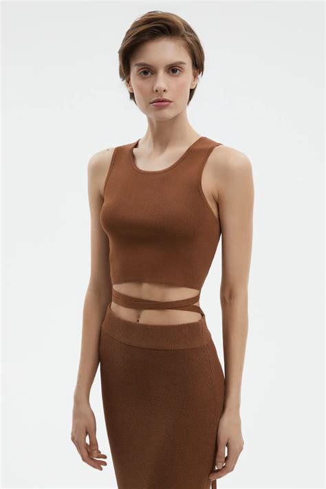 Кроп-топ с завязками Neohit 700521003 цены в Москве, купить одежду ...