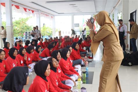 Gladi Bersih Persiapan HUT Ke 78 Kemerdekaan RI Armayani Semangati