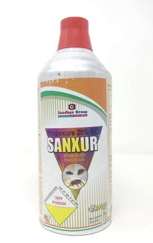 Liquid Propoxur 20 Ec Sandhya Group Sanxur Propoxure 20ec Packaging