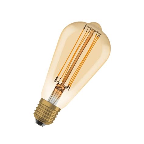 LEDVANCE Vintage Edition 1906 LED Lamp EDISON Straight E27 Gold