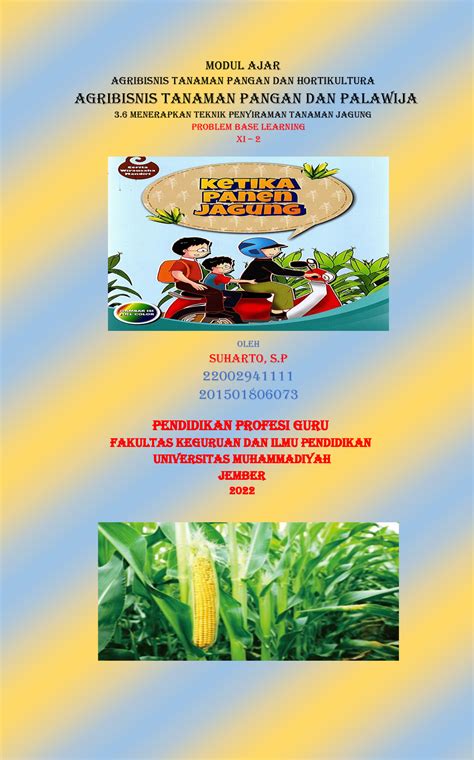 Bahan Ajar Penyiraman Modul Ajar Agribisnis Tanaman Pangan Dan