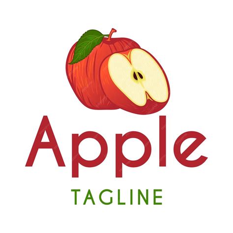 Premium Vector Apple Fruit Logo Design With Fresh Apple Fruit Icon