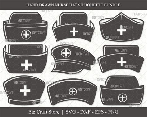 Download Nurse Hat Silhouette SVG Designs For Your Craft Projects ...