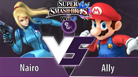 Eglx Nairo Zero Suit Samus Vs Ally Mario Grand Finals Smash 4 Wii U Youtube