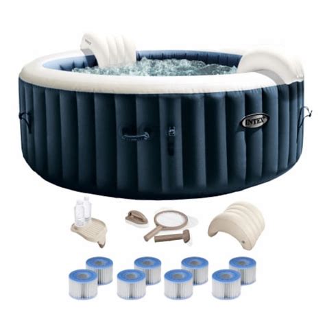 Intex Purespa Plus Inflatable Portable Bubble Jet Spa Hot Tub With Deluxe Bundle Piece Ralphs