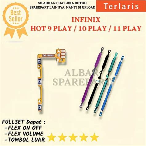 Jual Tombol On Off Power Volume Infinix Hot Play Play X X B B C Fullset Jakarta
