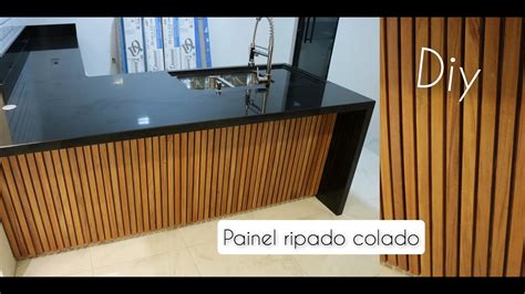 Diy Painel Ripado Ripas Apenas Coladas Youtube