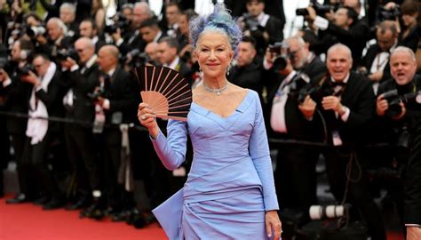 Get Helen Mirren’s Hair and Makeup Look From Cannes