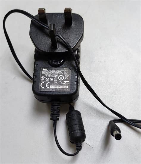 Ac adapter 12V 1.5A, 2.1 x 5.5mm plug, Computers & Tech, Parts ...