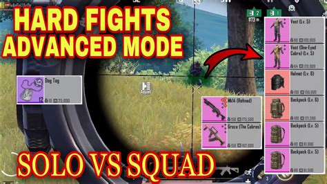 Metro Royale Solo Vs Squad Hard Fights In Advanced Mode Metro Royale