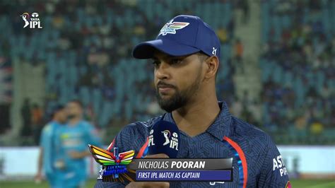 Watch LSG Vs PBKS Pre Match Interview Nicholas Pooran Video Online