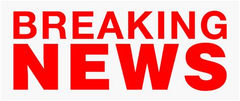 Breaking News Banner Png Transparent Background - Breaking News Text