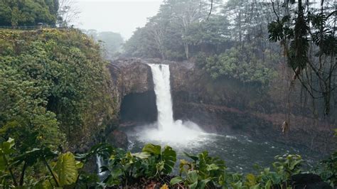 beautiful waterfalls  hawaii image  stock photo public domain