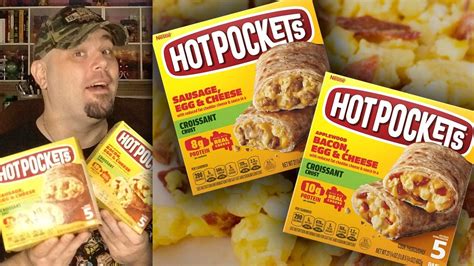 Breakfast Hot Pockets Review Bacon Egg Cheese Sausage Egg