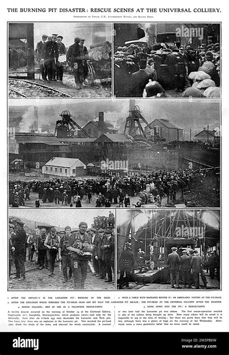 Rescue Scenes As Pictured In The Illustrated London News At The