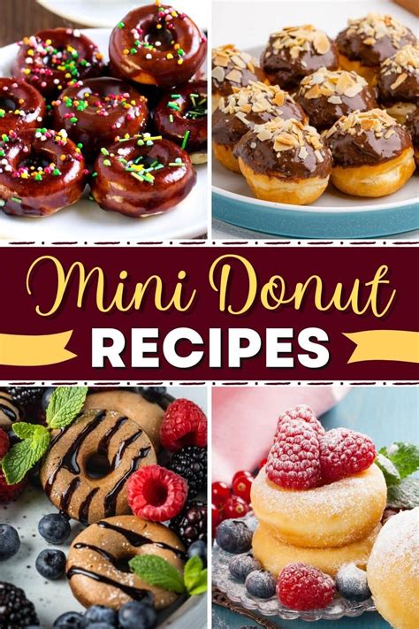 18 Fun Mini Donut Recipes the Kids Will Love - Insanely Good