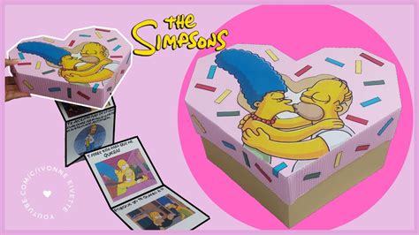 Caja De Regalo Expandible Para Mi Novio Simpsons Homero Y Marge