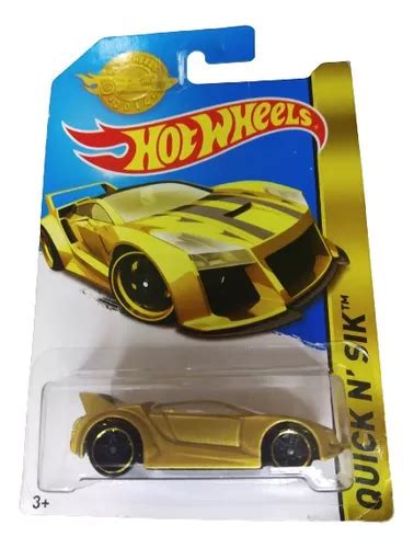Quick Nsik Dourado Especial Raro Hot Wheels