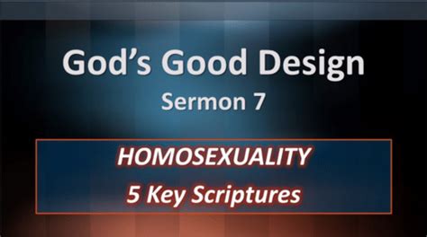 Homosexuality Logos Sermons