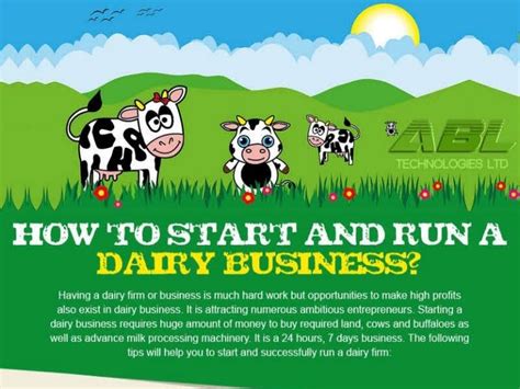 How To Start A Dairy Farm