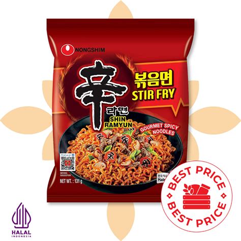 Jual Nongshim Shin Ramyun Spicy Stir Fry Gr Mie Instan Korea