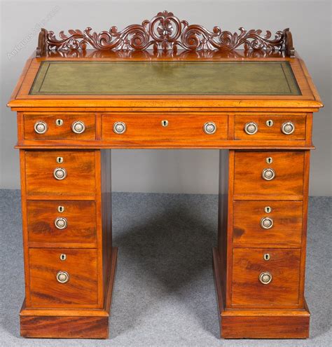 Small Victorian Mahogany Free Standing Desk Antiques Atlas