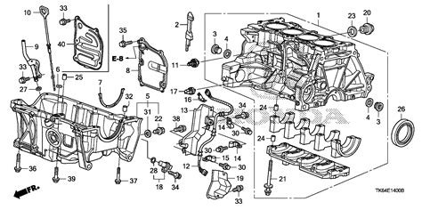 Honda Fit Block Assy Cylinder Dot 11000 RP3 810 Norm Reeves