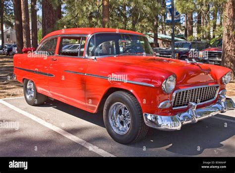 red  door coupe stock photo alamy