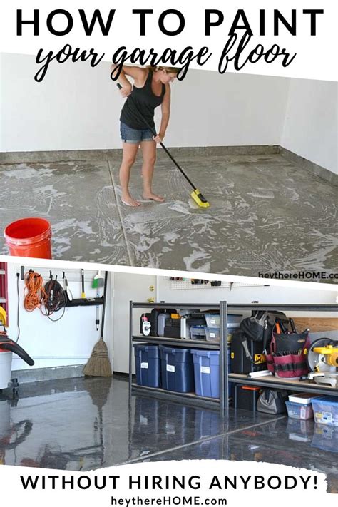 DIY Garage Paint: Rustoleum Rock Solid | Clean garage floor, Garage floor coatings, Garage floor ...