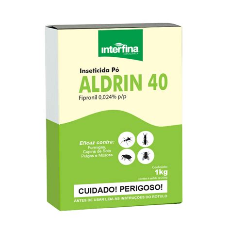 O Aldrin É Um Inseticida - Formicida Aldrin 40 Pó Rosa Formigas Urbanas 1kg Interfina | Shopee Brasil