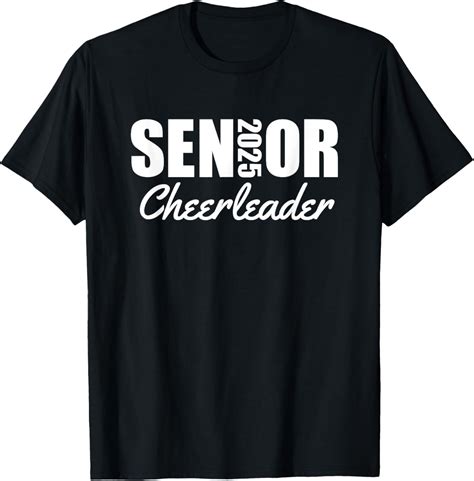 2025 Senior Cheerleader Class Of 2025 Varsity Cheer Team T Shirt