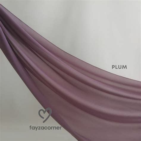 Jual GAIA Pashmina Ceruty Baby Doll Mute Premium 180 X 75 Cm