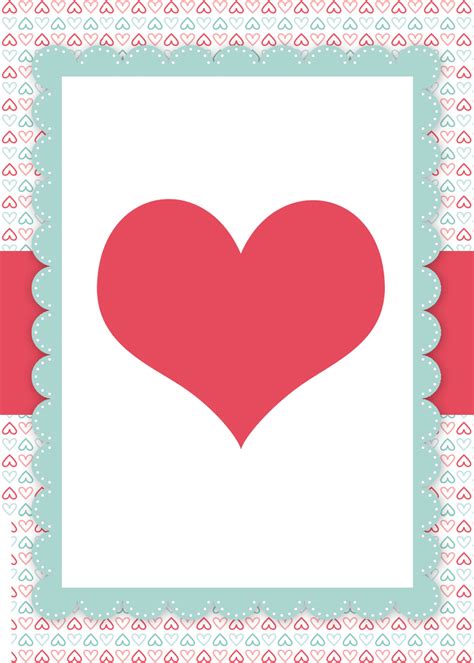 free valentine card printable