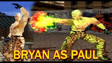 TAS Bryan With Paul S Moves Gameplay Tekken 3 Arcade Version