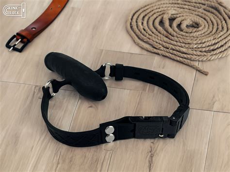 Silicone Double Dildo Gag Can Optionally Be Used As A Deepthroat Gag With Kink Lock Etsy