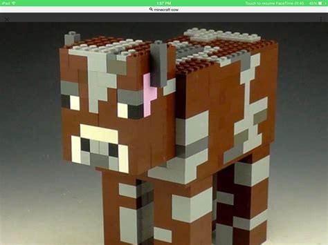 Lego Minecraft cow🐮🐄 | Lego minecraft, Minecraft crafts, Lego projects