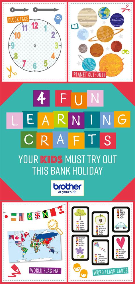 4 crafts that help kids learn | Kids learning activities, Collaborative