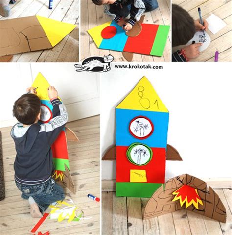 крокотак | Ракета от картон