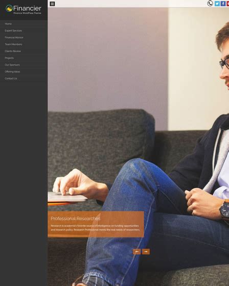 wordpress theme  finance business inkthemes