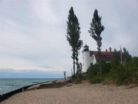 Lighthouse Lake Michigan Sand Free Photo On Pixabay Pixabay