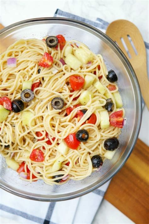 Easy Summer Spaghetti Salad Recipe