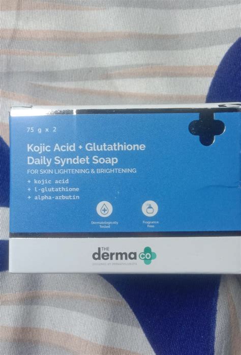 The Derma Co Kojic Acid Syndet Soap With Glutathione For Pigmentation