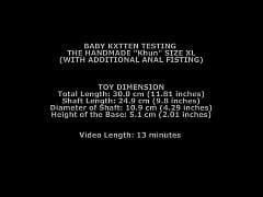 Baby Kxtten Testing The Handmade Khun Size Xl With Additional Anal Fisting Twt330 Xxx Mobile