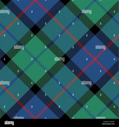 Flower Of Scotland Tartan Fabric Texture Seamless Diagonal Pattern