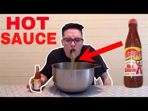 DRINKING HOT SAUCE CHALLENGE GONE WRONG YouTube